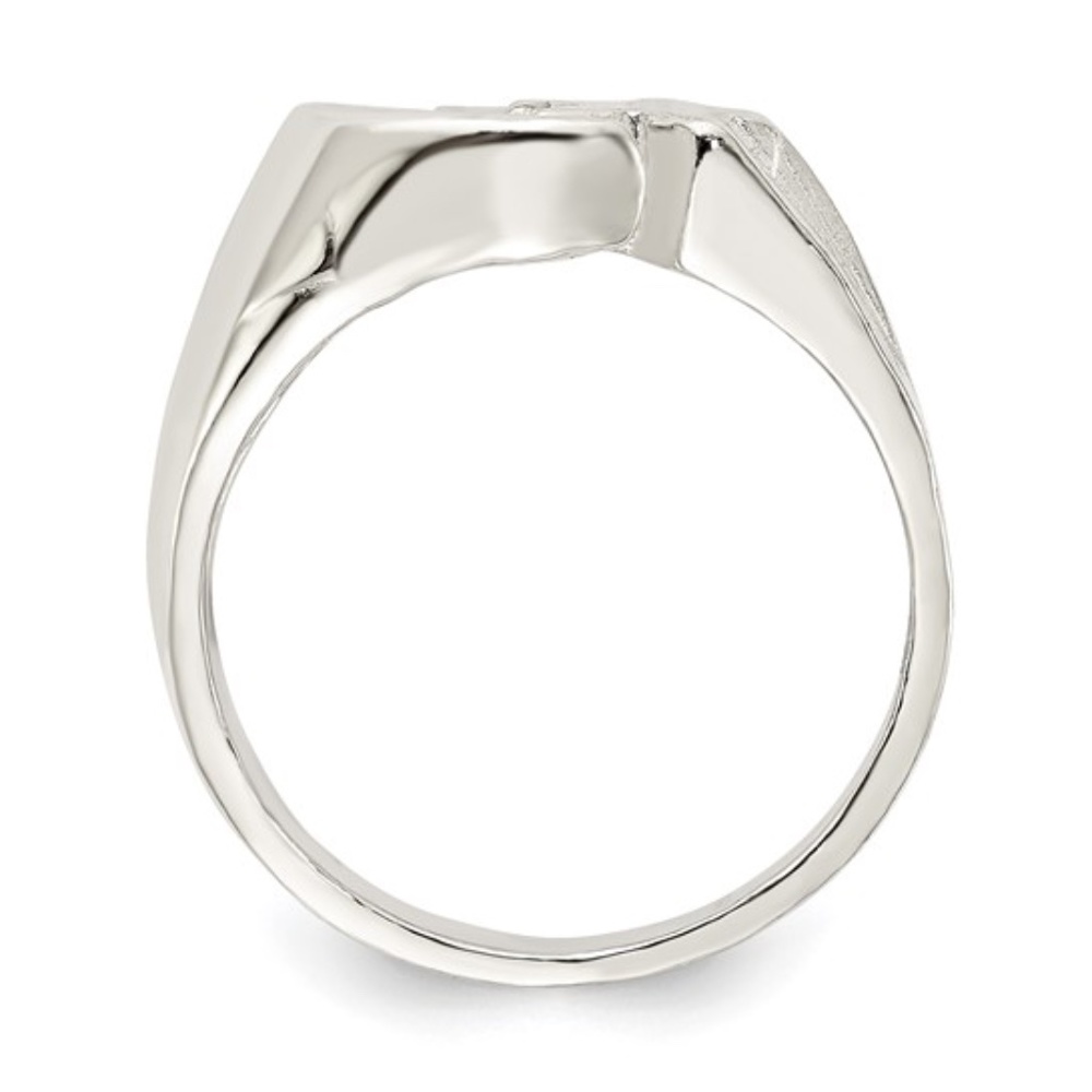 Sterling Silver Moon and Star Ring - Picture 4 of 8